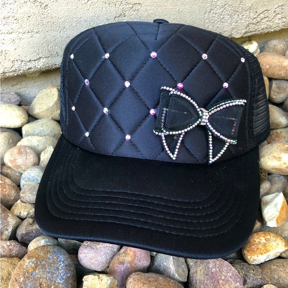 Accessories - Rhinestone/ bling  trucker hat.